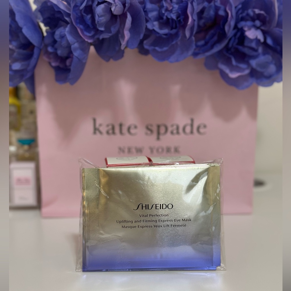 9pcs Shiseido Vital Perfection Eye Mask with Blue Gradient